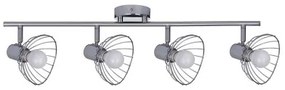 Lampadario Activejet AJE-GIZEL 4P                    Argentato Metallo 40 W 230 V