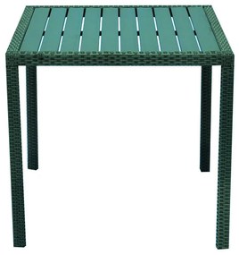 Tavolo da pranzo per giardino Orleans struttura e superficie in Resina  per 4 persone 80x80cm