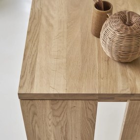 Tikamoon - Scrivania per bambini in legno di rovere 160 cm Eden