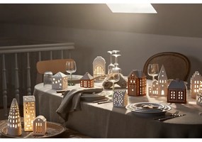 Portacandela in ceramica per lumino Gingerbread Lighthouse – Kähler Design