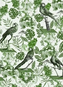 Vogel Tapete La Voliere von MINDTHEGAP - WP20438