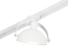 Sistema a binario monofase con 3 faretti orientabili bianchi - Magnax