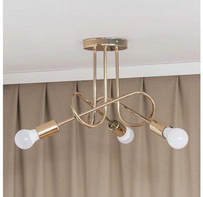 Plafoniera OXFORD 3xE27/15W/230V, dorata