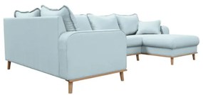 Divano angolare azzurro (angolo destro) Beata - Ropez