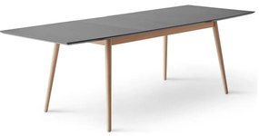 Tavolo da pranzo pieghevole in colore antracite-naturale 90x165 cm Meza - Hammel Furniture