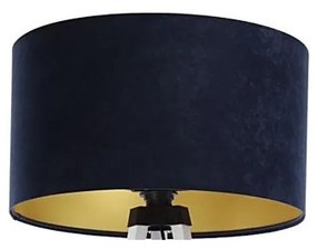 Paralume universale STANDART E27 diametro 45 cm blu/oro