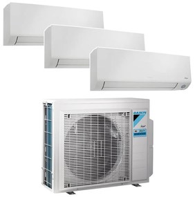 Condizionatore a muro multisplit dual DAIKIN NEW PLUS 9 + 9 + 12 17759 BTU classe raffreddamento A+++, bianco