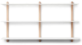 GEJST - Nivo Shelf Large D Azzurro Quercia/Bianco