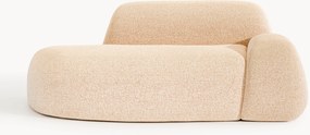 Divano 2 posti in bouclé con chaise longue Wolke