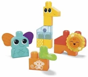 Set di Costruzioni Megablocks Rock´n Rattle Safari Multicolore