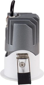 Faro LED da Incasso 6W Foro Ø45mm IP65 CCT UGR19 con driver Philips Colore Bianco Variabile CCT