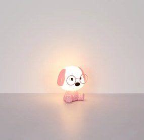 Globo 21761P - Lampada notturna LED ricaricabile PUPPY 1W/5V 500 mAh rosa