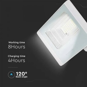 LED Proiettore solare da esterno LED/12W/3,2V IP65 6400K + +TC