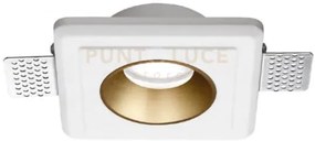 Gfa635- faretto in gesso finitura rame giallo da incasso 1 luce att...