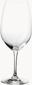 Set di 4 bicchieri da vino rosso in cristallo Benu