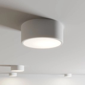 TEMAR LIGHTING Plafoniere Cleo, Ø 20 cm, IP20, bianco, metallo, E27