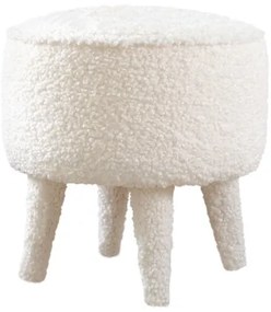 Pouf PIXI Ø 38 cm, bianco