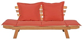 Panchina da giardino in legno di eucalipto Fortuna - Garden Pleasure