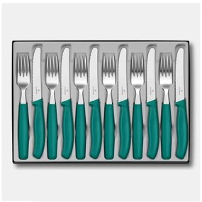 Victorinox - Set di posate SWISS CLASSIC 12 pezzi turchese