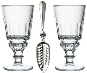 Set di cucchiai in vetro e acciaio inox 300 ml Absinthe - La Rochére