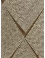 CMO Paris Carta da parati Sisal Losange - Sable/ Bronze