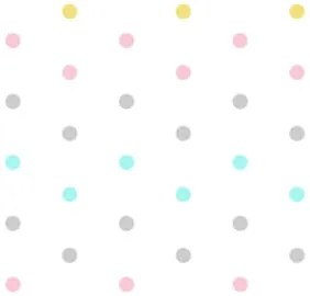 Adesivi a Pallini Colorati sul Muro | Inspio