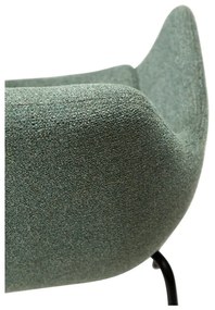 Poltrona verde chiaro in tessuto bouclé Zimmer - DAN-FORM Denmark