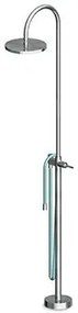 Colonna doccia free standing per esterni senza parte ad incasso in acciao inox Zucchetti Zp8087 C3