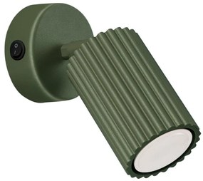 Sollux SL.1617 - Faretto da parete KARBON 1xGU10/10W/230V verde