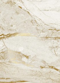 KEK Amsterdam Carta da parati panoramica Marble White Uyterlinde - 390 cm
