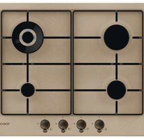 Piano cottura 4 fuochi CHW6BRAV4WGT AV CANDY avena, gold