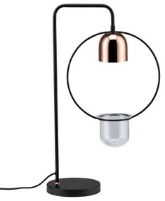 Paulmann 79746 - 1xGU10/20W Lampada da tavolo FANJA 230V fumé