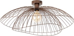 Plafoniera smart bronzo con doppio paralume 45cm incl. WiFi G95 - Pua