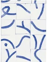 Coordonne Carta da parati Cubic Routes - Sapphire