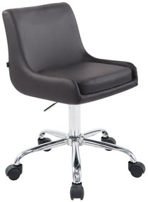 Sgabello Da Lavoro Regolabile İn Ecopelle Maggiore Comfort E Stile / Grau
