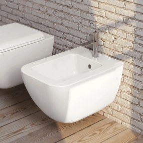 Bidet Sospeso Ceramica Cielo Bianco Lucido "Shui Comfort"