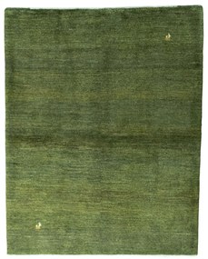 Gabbeh Tappeto persiano 160x200 Verde (Iran) Annodato A Mano