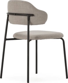 Sedie da pranzo in set grigio chiaro 4 pz Adriel – Marckeric