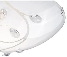 GLOBO 40404-1 - Plafoniera BURGUNDY 1xE27/60W/230V