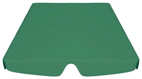 Baldacchino per Dondolo Giardino Verde 188/168x145/110 cm