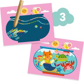 Set artistico grande - Gatto e i suoi amici