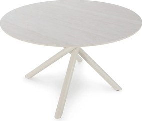 Tavolo da pranzo rotondo con piano in ceramica ø 119,5 cm Talia – Marckeric