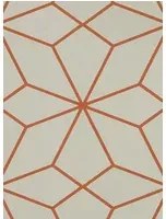 Geometrische Tapete Axal von Harlequin - Rust