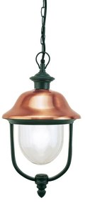 Lampadario Moderno Rustica grigio paralume trasparente E27 SOVIL