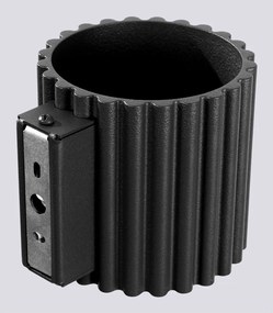 Lampada da parete nera ø 10 cm Zora – Sollux