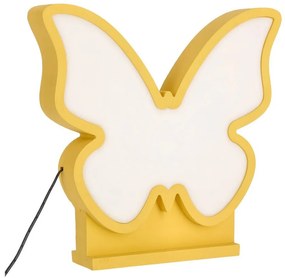 Lampada per bambini gialla Butterfly - Candellux Lighting