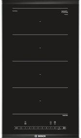 Bosch - Serie 6 PXX375FB1E. Colore del prodotto: Nero, Posizionamento dell'apparecchio: Da incasso, Tipo di piano cottura: Piano cottura a induzione.