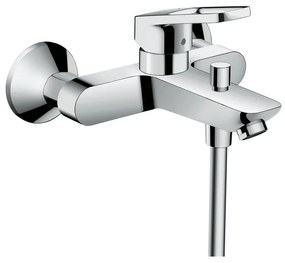 Rubinetto per vasca Logis Loop per muro cromo cromato HANSGROHE