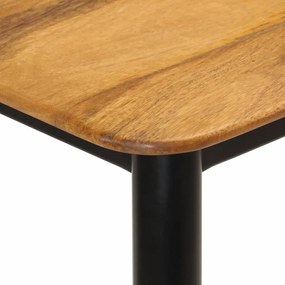 Tavolo da pranzo 112x52x76 cm legno massello di mango e ferro