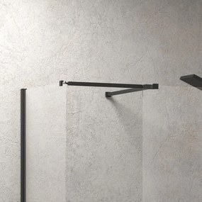 Box doccia walk in 80x120 profilo nero | KW2000B - KAMALU